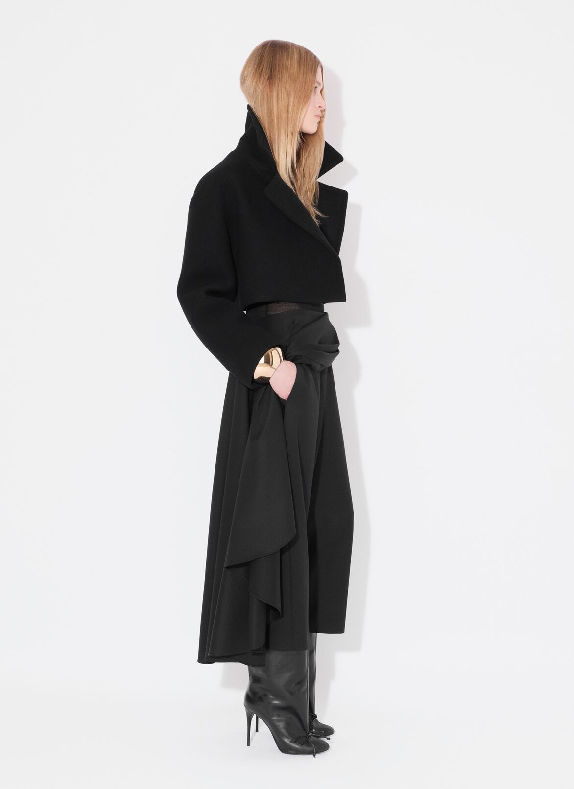 CABAN COURTE ALAÏA NOIR CABAN COURTE